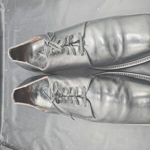 Bachrach Black Oxfords Sleek‎ Formal Design